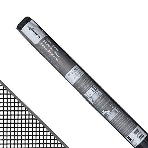 Saint-Gobain ADFORS Standard Screen, 36 Inches x 25 Feet Roll - Replacement Screen for Windows and Doors - Charcoal