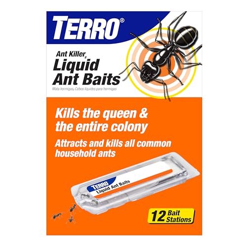 Terro, Ant Killer Bait Stations T300B - Liquid Bait to Eliminate Ants - Bait System - Stations for Effective Indoor Ant Control, 12 Count