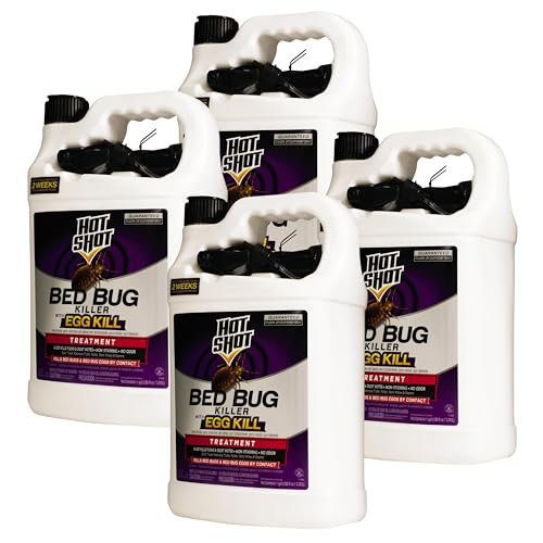 Hot Shot Bed Bug Killer With Egg Kill Ready-to-Use, 1 gallon, 4 Pack