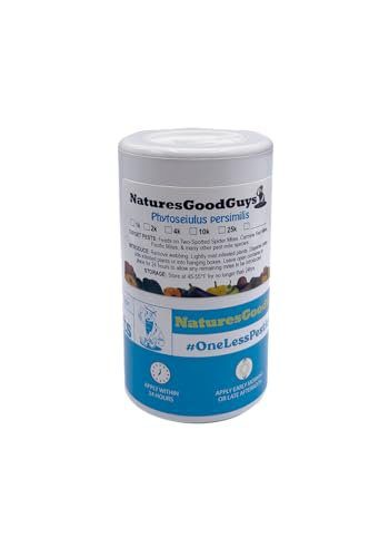 NaturesGoodGuys - Live Adult Phytoseiulus persimilis - Best for Two Spotted Spider Mites (4,000 Live Adult P. Persimilis)