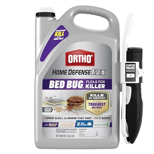 Ready-to-use bed bug killer spray with comfort wand for home seams and cracks