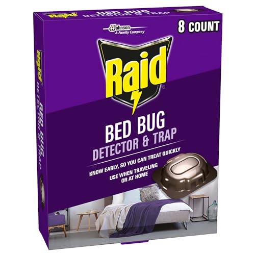 Enclosed bed bug detector trap with see-through window for travel
