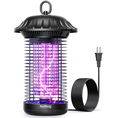 LED bug zapper for an enclosed porch or patio for nuisance flying insects