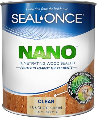 Penetrating waterproof wood sealer for eaves, rails, and decking