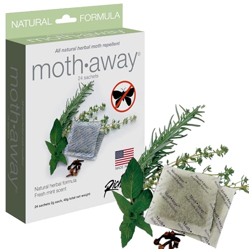 Natural herbal moth repellent sachets for drawers, closets, and storage bins