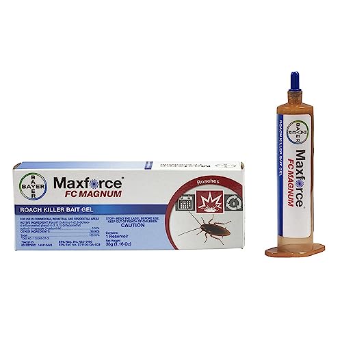 Maxforce FC Magnum roach gel bait tubes with fipronil
