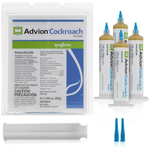 Advion cockroach gel bait tubes with indoxacarb