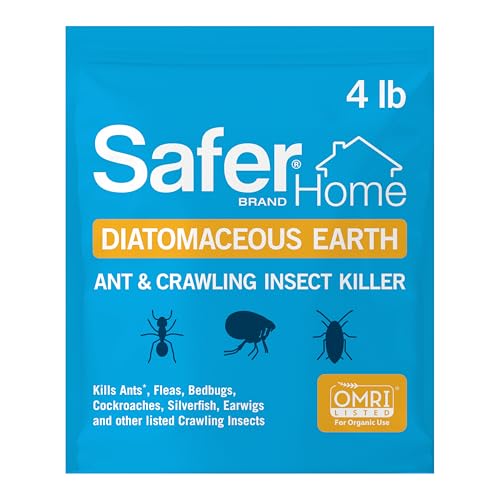 OMRI listed organic diatomaceous earth for crawling insects indoors