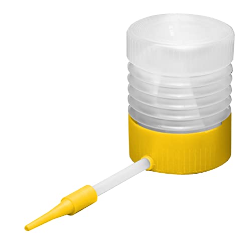 Powder duster with six inch extension nozzle for crack and crevice dusting