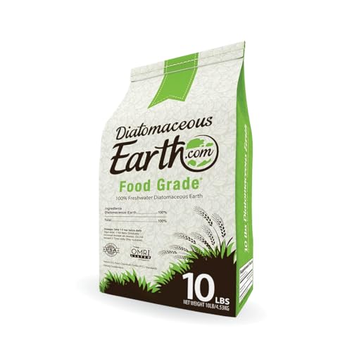 Ten-pound bag of OMRI listed food-grade diatomaceous earth powder