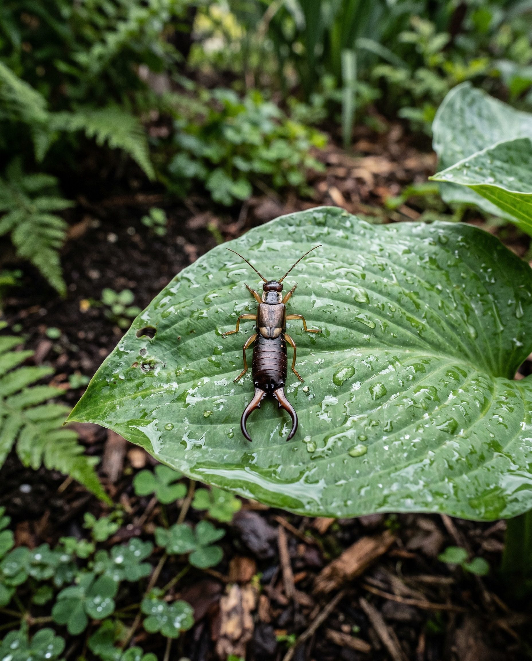 Macro editorial photograph