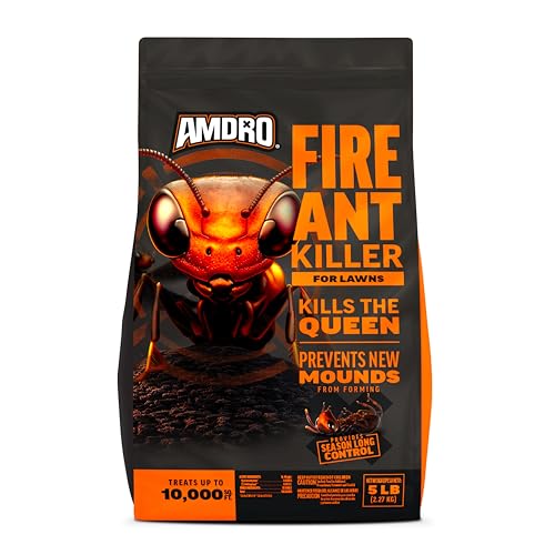 Granular fire ant broadcast bait for lawns