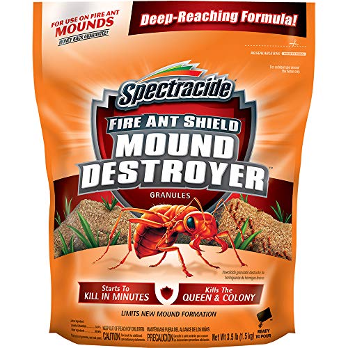 Granular fire ant mound treatment you water in