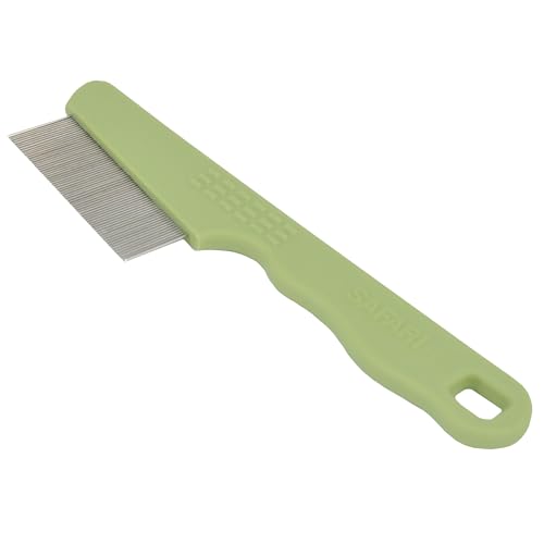 Cat-sized metal flea comb for early flea detection