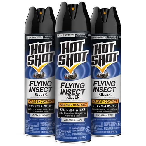 Value three-pack flying insect killer aerosol for houseflies and mosquitoes