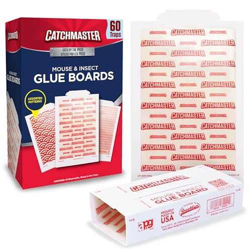 Bulk pack of extra sticky glue boards for insects and mice in garages and basements