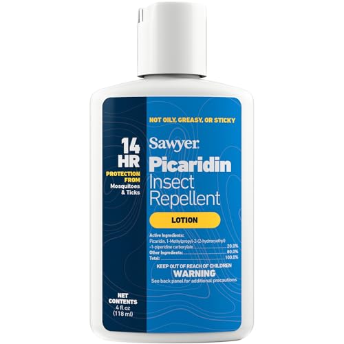Picaridin insect repellent lotion for everyday use against mosquitoes and ticks