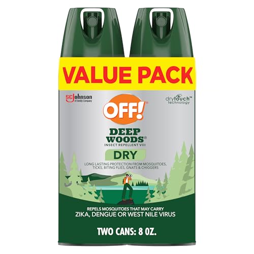 DEET aerosol insect repellent for long days in mosquito and tick country