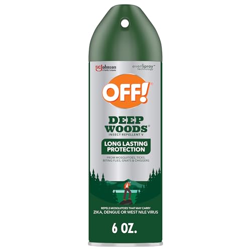 25 percent DEET aerosol mosquito repellent for long outdoor exposure