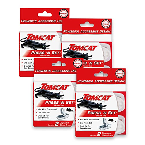 Press and set mouse traps multi-pack for covering several runways