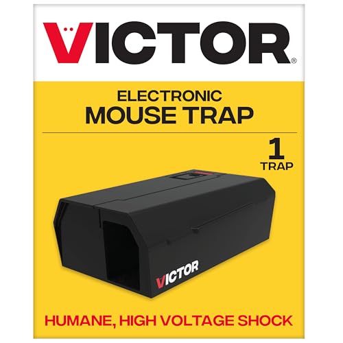 Electronic mouse trap for indoor home use with no-touch disposal