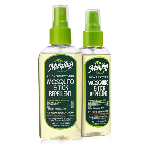 Oil of lemon eucalyptus plant-based repellent pump spray two-pack