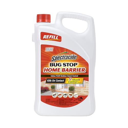Ready-to-use foundation barrier spray with continuous sprayer for outdoor perimeter