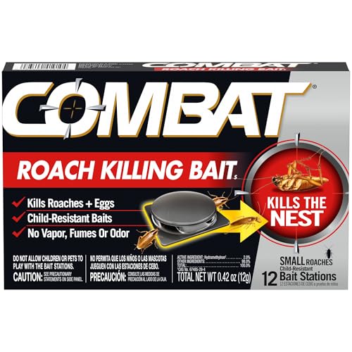 Combat small roach bait stations child resistant