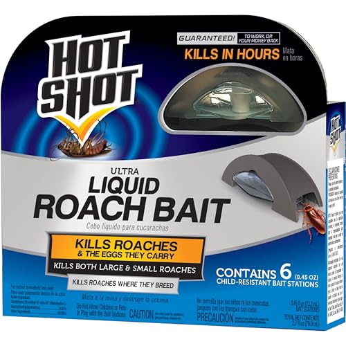Hot Shot ultra liquid roach bait stations