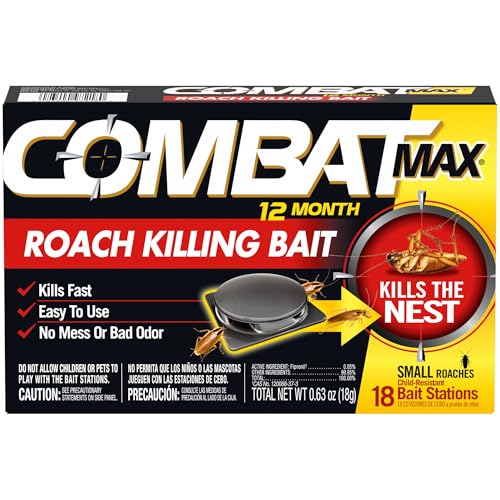 Combat Max child-resistant roach bait stations