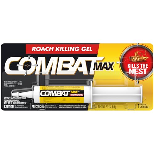 Combat Max roach killing gel syringe