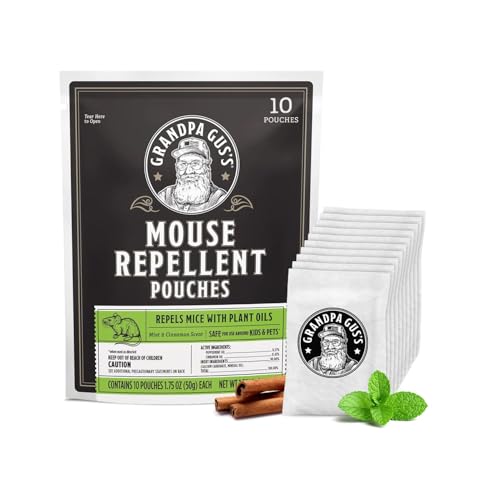 Scented mouse repellent pouches for drawers cars and storage