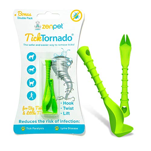Twist-style tick remover that lifts the whole tick head out