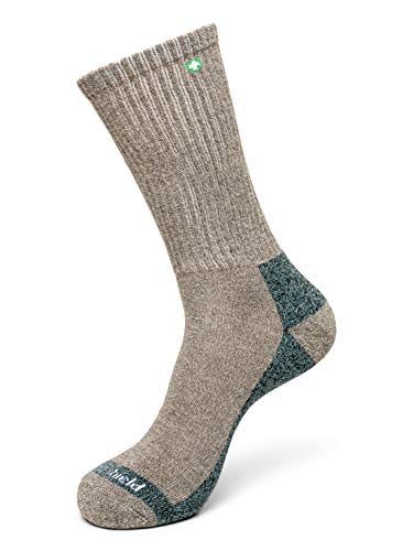 Factory permethrin-treated lightweight hiking socks for tick protection