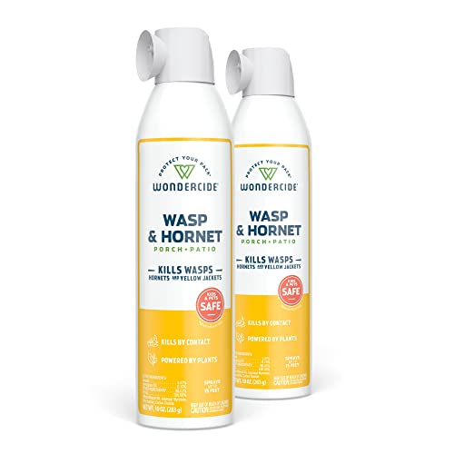 Plant-based essential-oil wasp and hornet spray for around the home