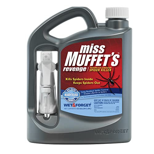 Miss Muffet's Revenge spider killer with long-reach sprayer