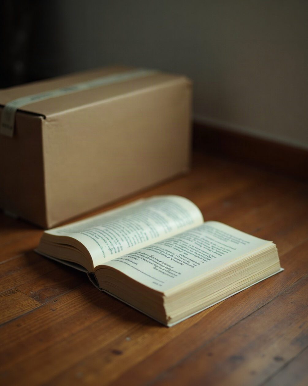 Stack of books lying flat and seen from the page edges rather than the spines