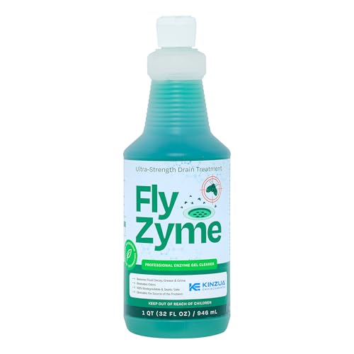 Bottle of enzyme drain cleaner gel